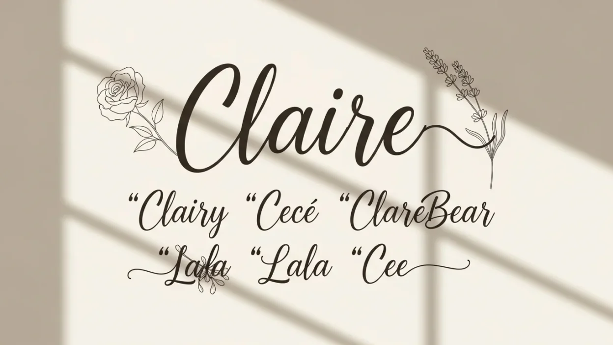 Nicknames for Claire