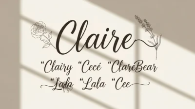 Nicknames for Claire