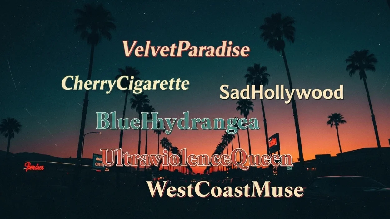 Lana Del Rey Usernames