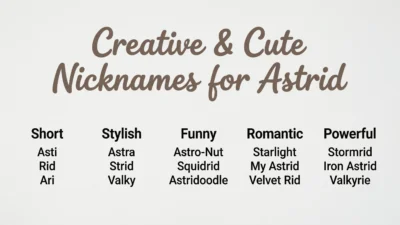 Nicknames for Astrid