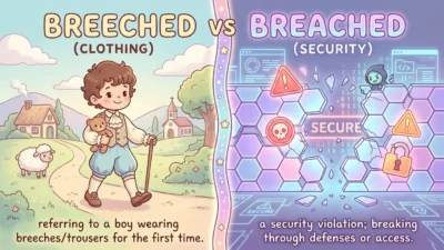 Breeched vs Breached