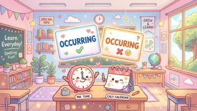Occurring vs Occuring