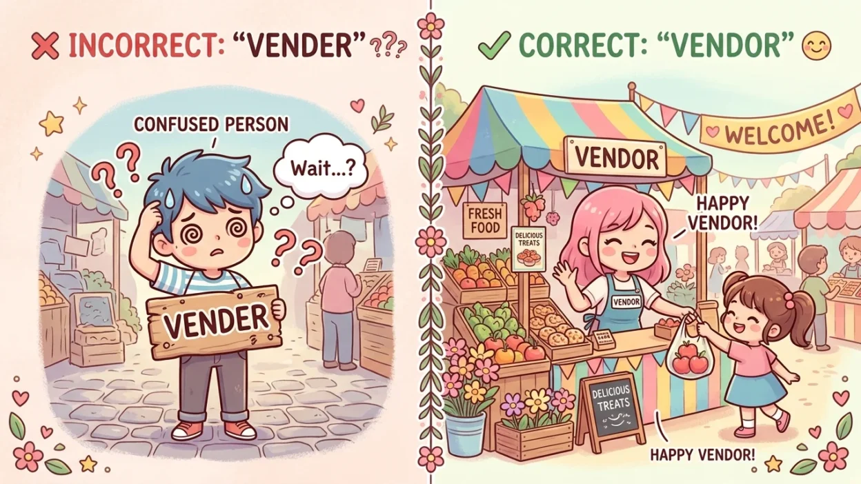Vender vs Vendor