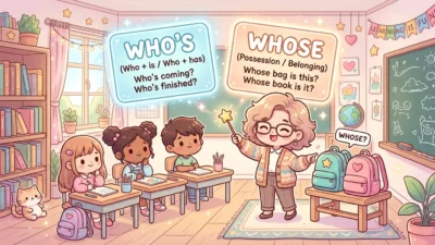 Whos vs Whose