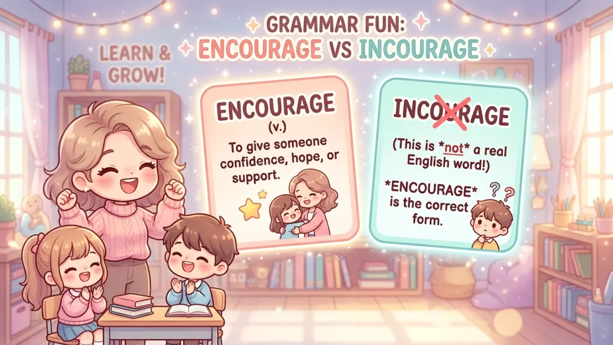 Incourage vs Encourage