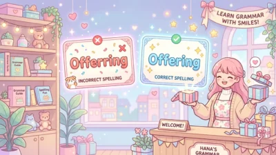 Offerring vs Offering