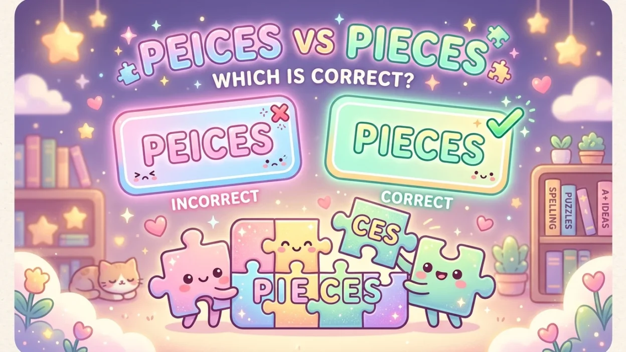 Peices or Pieces