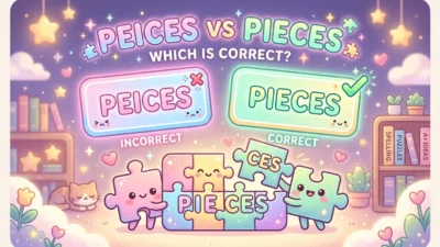 Peices or Pieces
