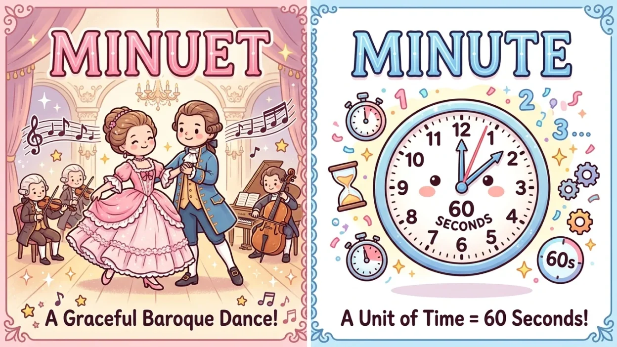 Minuet vs Minute