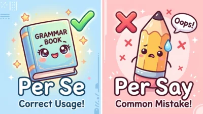 Per Se or Per Say